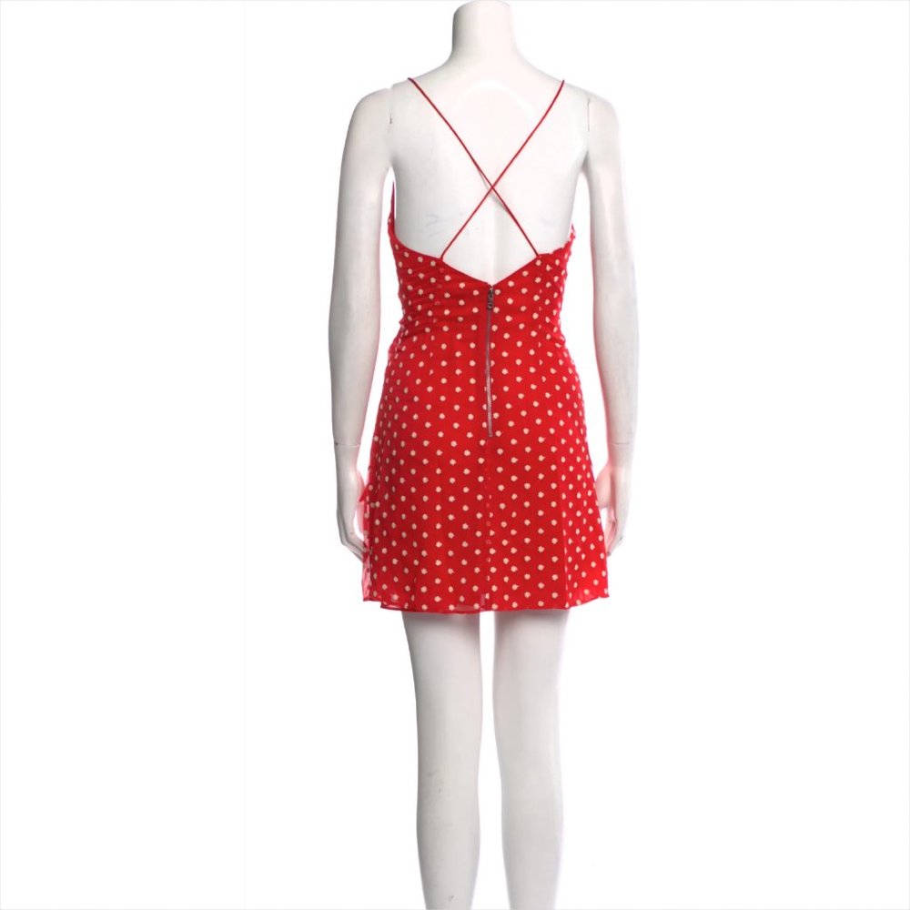 ALICE + OLIVIA Katie Floral Wrap Front Minidress - Picture 4 of 15